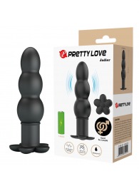 Черный анальный вибростимулятор Jadier - 11 см. - Baile