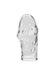 Прозрачная насадка на пенис Booker - 8 см. - Baile - в Стерлитамаке купить с доставкой