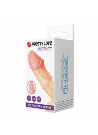 Телесная насадка на пенис Booker - 8 см. - Baile - в Стерлитамаке купить с доставкой