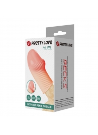 Телесная насадка на пенис Huel - 9 см. - Baile - в Стерлитамаке купить с доставкой