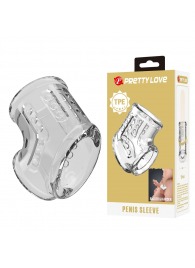 Прозрачная насадка на пенис и мошонку - Baile - в Стерлитамаке купить с доставкой