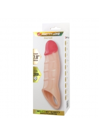 Телесная удлиняющая насадка на пенис Darnel - Baile - в Стерлитамаке купить с доставкой