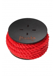 Красная веревка для шибари на катушке - 5 м. - Pecado - купить с доставкой в Стерлитамаке