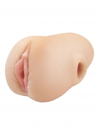 Телесный мастурбатор-вагина Pussy Pounder Squeeze Stroker - Pipedream - в Стерлитамаке купить с доставкой