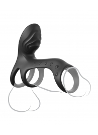 Черная насадка на пенис Ultimate Couples Cage Pro - Pipedream - в Стерлитамаке купить с доставкой