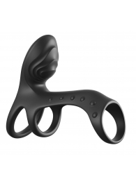 Черная насадка на пенис Ultimate Couples Cage Pro - Pipedream - в Стерлитамаке купить с доставкой