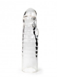 Прозрачная закрытая насадка на член - 15 см. - Sex Expert - в Стерлитамаке купить с доставкой