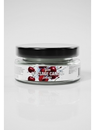 Массажная свеча «Спелая вишня» - 50 мл. - SGAN - купить с доставкой в Стерлитамаке