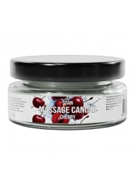 Массажная свеча «Спелая вишня» - 50 мл. - SGAN - купить с доставкой в Стерлитамаке