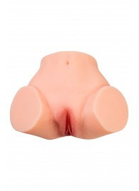 Телесный реалистичный мастурбатор-полуторс с 2 любовными входами - No Name - в Стерлитамаке купить с доставкой