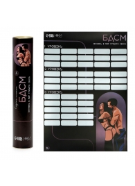 Плакат для двоих со скретч-слоем «БДСМ» - Сима-Ленд - купить с доставкой в Стерлитамаке