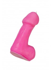 Розовая свеча в форме пениса - 47 гр. - Pecado - купить с доставкой в Стерлитамаке