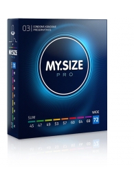 Презервативы MY.SIZE размер 72 - 3 шт. - My.Size - купить с доставкой в Стерлитамаке