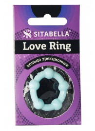 Цветное эрекционное кольцо Love Ring с бусинами - Sitabella - в Стерлитамаке купить с доставкой