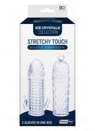 Набор из 2 прозрачных насадок на член Seductive Tickler Sleeves Set - NMC - в Стерлитамаке купить с доставкой