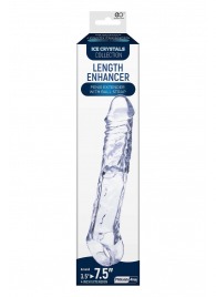 Прозрачная насадка-удлинитель Length Enhancer с подхватом - 22,3 см. - NMC - в Стерлитамаке купить с доставкой