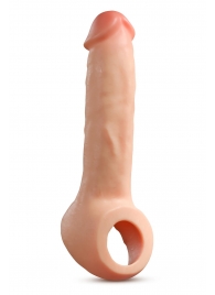 Телесная насадка-удлинитель Thrive 8.75 Inch Realistic Penis Extender Sleeve - 22,2 см. - Blush Novelties - в Стерлитамаке купить с доставкой