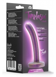Фиолетовая насадка с гладкой поверхностью Surrender 4.75 Inch Beginner Pegging Dildo - 12 см. - Blush Novelties - купить с доставкой в Стерлитамаке