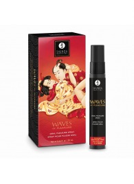 Оральный спрей Waves of Pleasure с ароматом клубники и шампанского - 20 мл. - Shunga - купить с доставкой в Стерлитамаке