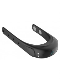 Черное эрекционное виброкольцо на ремешках - Boys of Toys - в Стерлитамаке купить с доставкой