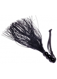 Черная силиконовая плетка - 25,4 см. - Boys of Toys - купить с доставкой в Стерлитамаке