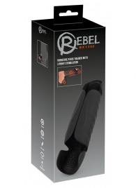 Черный вибромастурбатор с трехточечной стимуляцией Penis Trainer with 3 Point Stimulation - Orion - в Стерлитамаке купить с доставкой