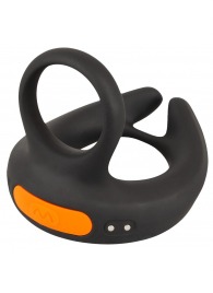 Черный вибростимулятор мошонки RC Scrotum Stimulator with Vibration - Orion - в Стерлитамаке купить с доставкой