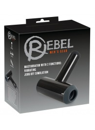 Черный мастурбатор с удобной ручкой Masturbator with 2 Functions - Orion - в Стерлитамаке купить с доставкой