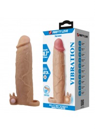 Телесная насадка на пенис Xerxes - 22 см. - Baile - в Стерлитамаке купить с доставкой