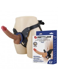 Поясной страпон Wells: трусики в форме бабочки и фаллоимитатор-насадка - Baile - купить с доставкой в Стерлитамаке