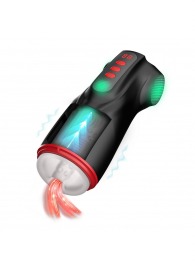 Интерактивный мастурбатор Raven с вакуумом, вибрацией и подсветкой - Shots Media BV - в Стерлитамаке купить с доставкой