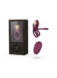 Фиолетовое эрекционное виброкольцо Bayek с пультом ДУ - Zalo - в Стерлитамаке купить с доставкой