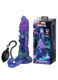 Фиолетовый яйцеродящий фаллоимитатор Duskwalker Sentinal на присоске - 22,4 см. - Baile - купить с доставкой в Стерлитамаке