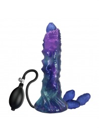 Фиолетовый яйцеродящий фаллоимитатор Duskwalker Sentinal на присоске - 22,4 см. - Baile - купить с доставкой в Стерлитамаке