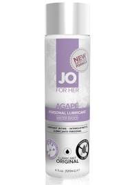 Женский лубрикант на водной основе JO AGAPE LUBRICANT ORIGINAL - 120 мл. - System JO - купить с доставкой в Стерлитамаке