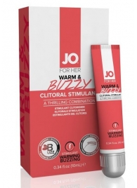 Клиторальный крем JO WARM   BUZZY CLITORAL GEL - 10 мл. - System JO - купить с доставкой в Стерлитамаке