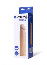 Реалистичная насадка с ярко выраженной головкой - 16,5 см. - A-toys - в Стерлитамаке купить с доставкой