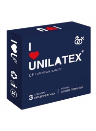 Ультрапрочные презервативы Unilatex Extra Strong - 3 шт. - Unilatex - купить с доставкой в Стерлитамаке