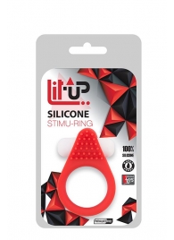 Красное эрекционное кольцо LIT-UP SILICONE STIMU RING 1 RED - Dream Toys - в Стерлитамаке купить с доставкой