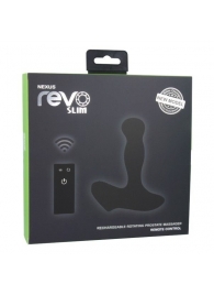 Чёрный перезаряжаемый массажёр предстательной железы NEXUS Revo Slim - Nexus Range - в Стерлитамаке купить с доставкой