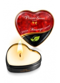 Массажная свеча с нейтральным ароматом Bougie Massage Candle - 35 мл. - Plaisir Secret - купить с доставкой в Стерлитамаке