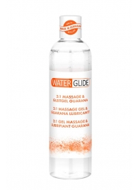 Гель-смазка 2-в-1 MASSAGE   LUBRICANT GUARANA - 300 мл. - Waterglide - купить с доставкой в Стерлитамаке