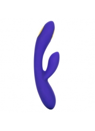 Фиолетовый вибратор с функцией электростимуляции Intimate E-Stimulator Dual Wand - 21,5 см. - California Exotic Novelties - купить с доставкой в Стерлитамаке