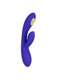 Фиолетовый вибратор с функцией электростимуляции Intimate E-Stimulator Dual Wand - 21,5 см. - California Exotic Novelties - купить с доставкой в Стерлитамаке