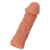 Телесная реалистичная насадка KOKOS Extreme Sleeve 05 с дополнительной стимуляцией - 12,7 см. - KOKOS - в Стерлитамаке купить с доставкой
