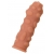 Телесная реалистичная насадка KOKOS Extreme Sleeve 11 с дополнительной стимуляцией - 12,7 см. - KOKOS - в Стерлитамаке купить с доставкой