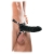Чёрный полый страпон 7  Silicone Hollow Strap-On - 18 см. - Pipedream - купить с доставкой в Стерлитамаке