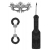 Черный игровой набор Introductory Bondage Kit №4 - Shots Media BV - купить с доставкой в Стерлитамаке