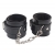 Черные оковы на ноги Obey Me Leather Ankle Cuffs - Chisa - купить с доставкой в Стерлитамаке
