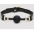 Черный кляп-шар Bound to You Faux Leather Ball Gag - Fifty Shades of Grey - купить с доставкой в Стерлитамаке